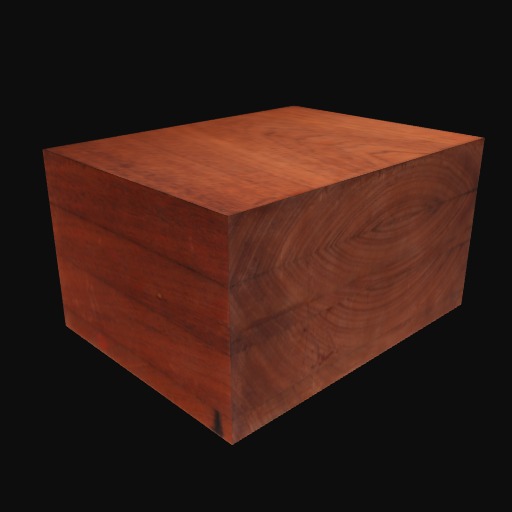 thick wooden block